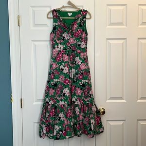 J. Crew Factory Floral Maxi Dress
